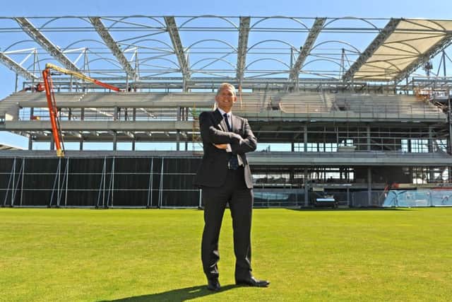 Mark Arthur, Yorkshire CCC chief executive, during the renovation. (Picture: Tony Johnson)