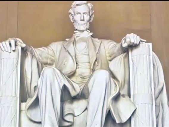 Abraham Lincoln memorial in Washington