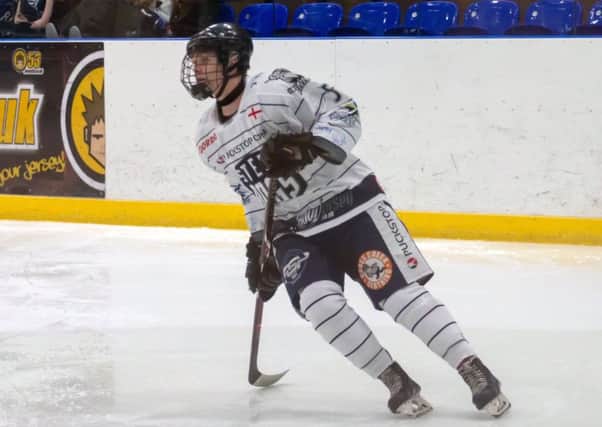 HELLO AGAIN: Brady Doxey is back with Sheffield Steeldogs. Picture courtesy of Peter Best.
