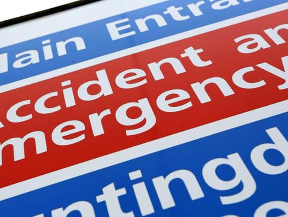 A&E waiting times are at record levels. Picture: PA