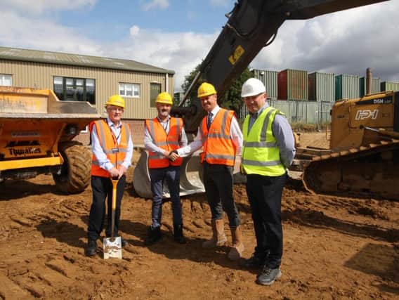 Work has started on a new warehouse and office extension for Yorkshire-based specialist e-commerce and distribution company, Hemingways.