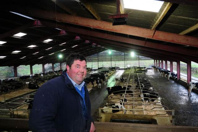 Andrew Walmsley, pictured at Scarah Bank Farm, Ripley