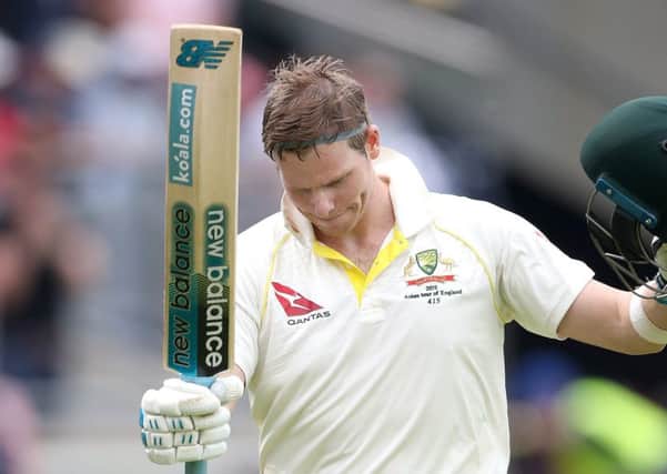 Australia's Steve Smith leaves the field after being dimissed during day four of the Ashes Test match at Edgbaston, Birmingham. (Picture: Nick Potts/PA Wire)