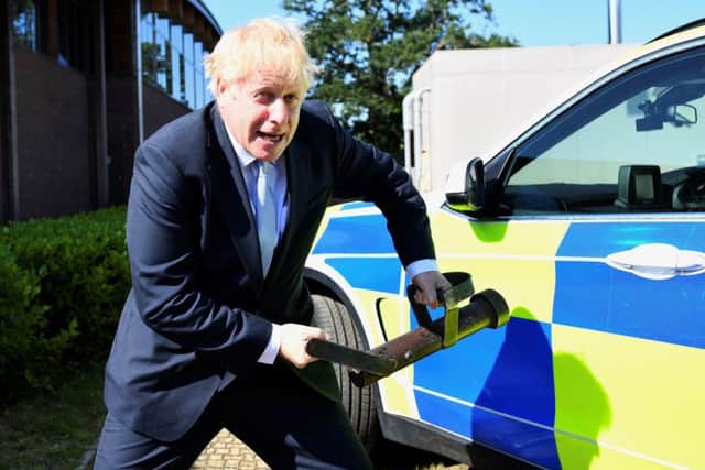 Boris Johnson has pledged to boost police numbers.
