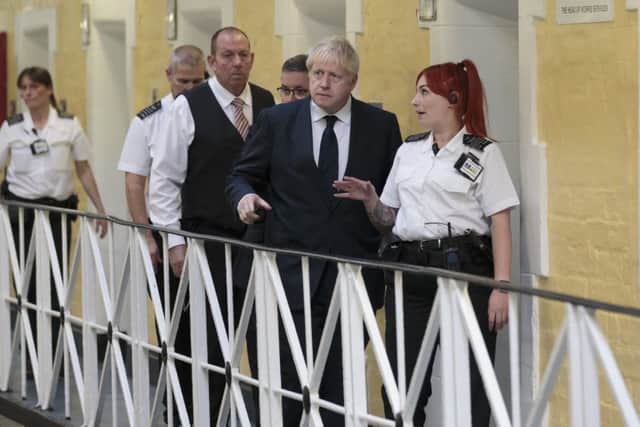 Boris Johnson's first visit to Yorkshire as Pm included a visit to HMP Leeds this week.
