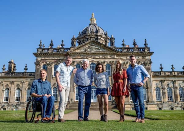 The Countryfile team at Castle Howard. Photo: Charlotte Graham. Copyright: ©2019 Charlotte Graham- CAG Photography.