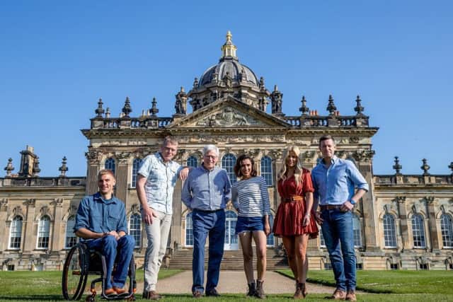 The Countryfile team at Castle Howard. Photo: Charlotte Graham. Copyright: ©2019 Charlotte Graham- CAG Photography.