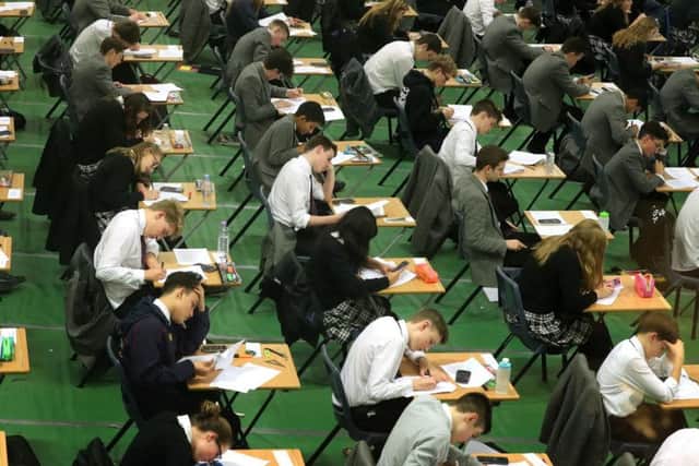 Students will receive their A level results tomorrow. Photo: Gareth Fuller/PA Wire