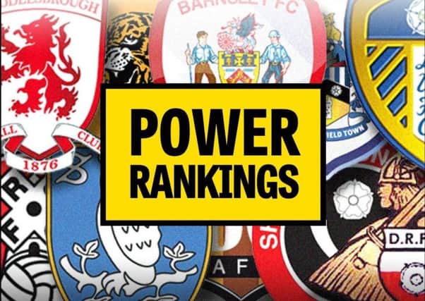 Power Rankings: Sheffield Wednesday top the embryonic Yorkshire rankings