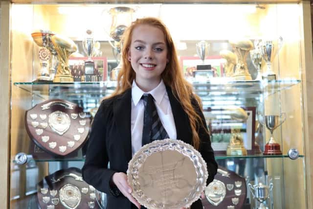 Head girl Jasmine Wood. Picture: Trinity Academy, Doncaster.