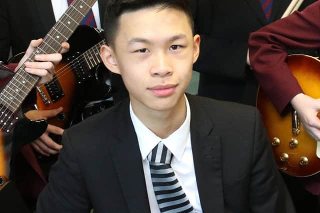 High-achieving Leon Chen. Picture: Trinity Academy, Doncaster.