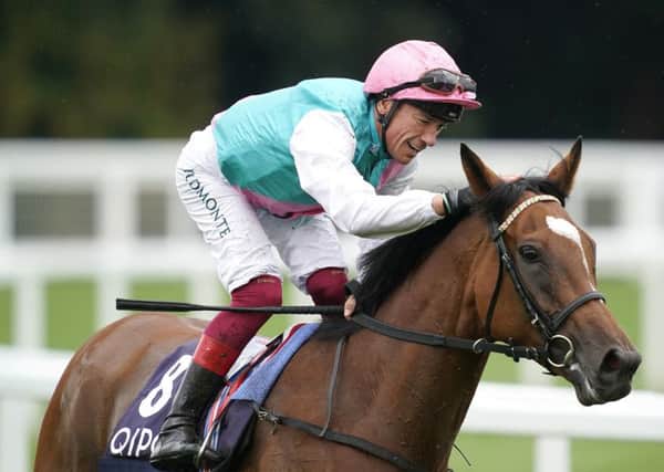 Top partnership: Frankie Dettori and Enable after their King George heroics. Picture: Getty Images