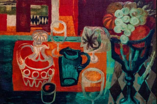 Mary Fedden (1915-2012) Orange and Green Still Life, 1957. Oil on canvas.
