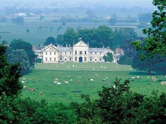 Hovingham Hall is the Ryedale seat of the Worsley family