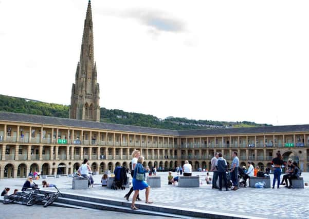 The Piece Hall in Halifax has helped transform the town after its renovation.