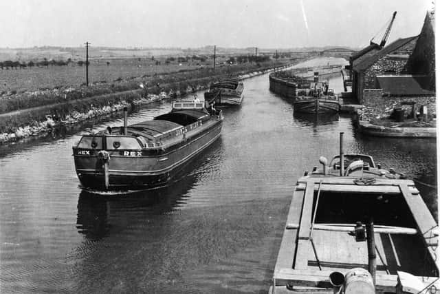 Commercial freight on the canal network in Wakefield district.