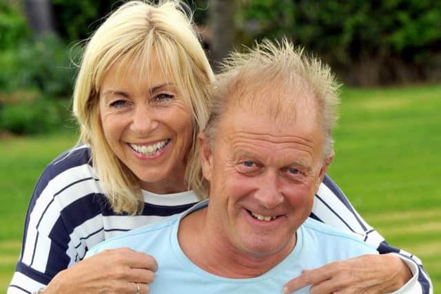 Dave Young with wife Sally at their home in Beeford near Driffield. Mr Young suffered a heart attack at the age of 28, but says the psychological impact has been harder to bear than the physical ones. Picture Gary Longbottom.