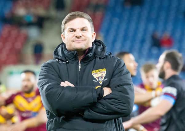Simon Woolford: Huddersfield coach is without Matty English and Joe Wardle.
