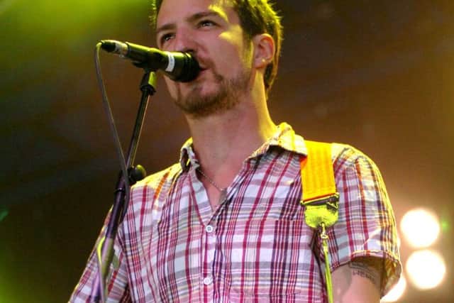 Frank Turner performing at Leeds Festival in 2010.