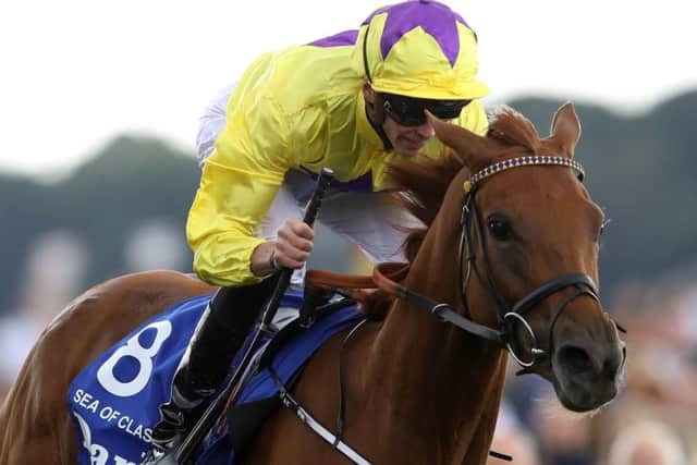 James Doyle won the 2018 Yorkshire Oaks on Sea Of Class who recently died from colic.