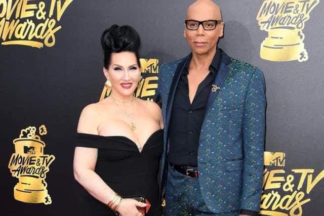 Michelle Visage and RuPaul, who has unveiled the 10 drag queens who will compete in the first UK series of RuPaul's Drag Race. Credit: PA.