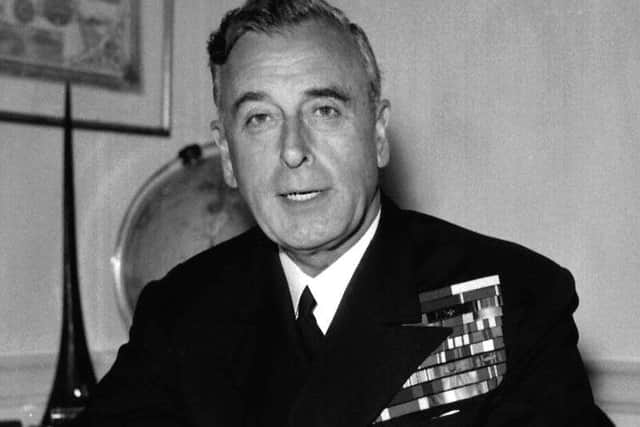 File photo dated 16/07/59 of Lord Louis Mountbatten. The Duke and Duchess of Cambridge named their son Louis Arthur Charles, paying tribute to the Prince of Wales's great-uncle, Earl Mountbatten, who was murdered by the IRA.