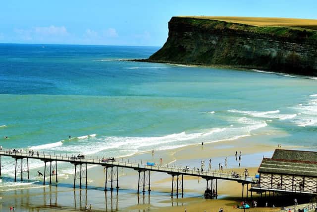 The pier at Saltburn remains a popular attraction.