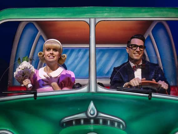 Feel-good factor: Joanne Clifton and James Darch in The Rocky Horror Show.