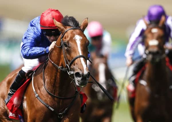 Wells Farhh Go and David Allan (left) won the Fred Archer Stakes at Newmarket in July, prompting connections to enter the Ebor.