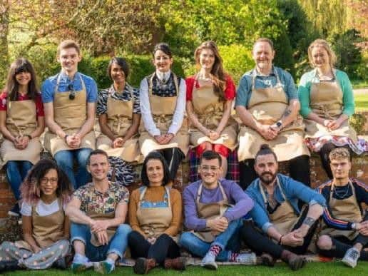 The new Bake Off contestants. Credit: Channel 4.