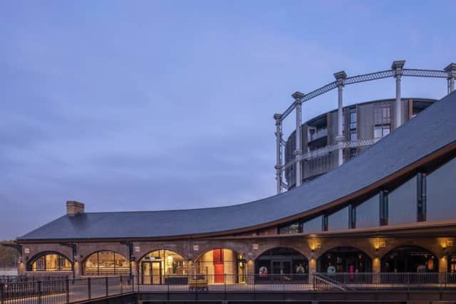 Coal Drops Yard at night, where ravers gathered and, it is rumoured, ladies of the night, once roamed. Picture by Luke Hayes.