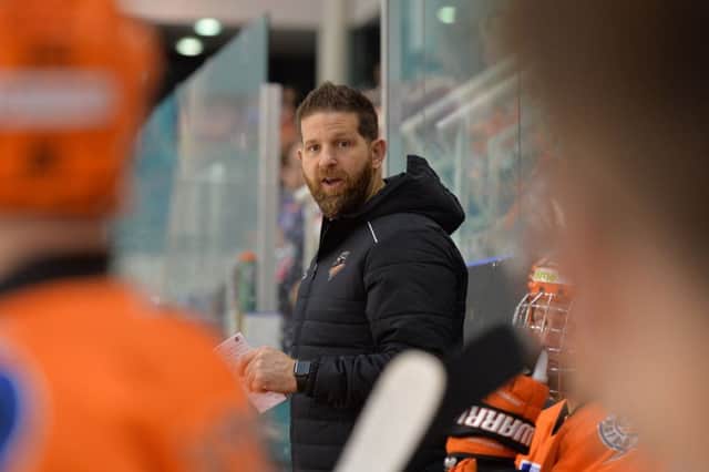 POSITIVE IMPACT: 
Sheffield Steelers' head coach and GM, Aaron Fox.  
Picture: Dean Woolley