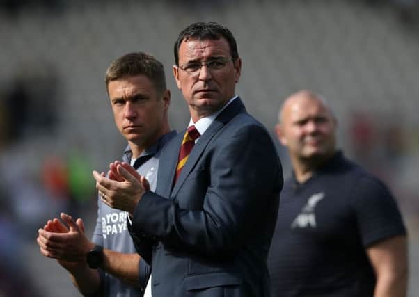 DISAPPOINTMENT: Bradford City's manager Gary Bowyer. Picture: Barrington Coombs/PA