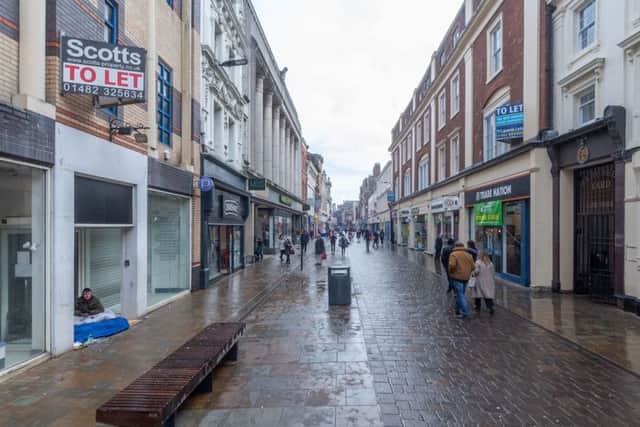Hull's Whitefriargate is emblematic of struggling high streets across the region.