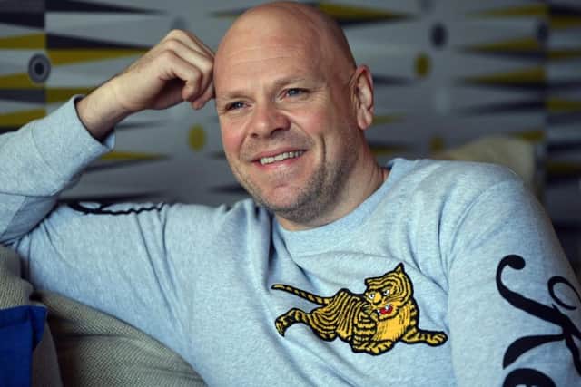 Chef Tom Kerridge during a visit to Roundhay Park in Leeds ahead of his Pub in the Park festival. Picture by Jonathan Gawthorpe.