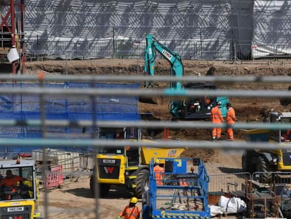 The construction site for the HS2 high speed rail scheme in Euston, London. Victoria Jones/PA Wire