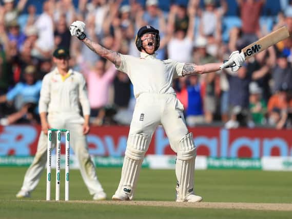 Ben Stokes' extraordinary innings kept the Ashes alive. Photo: Mike Egerton/PA Wire.