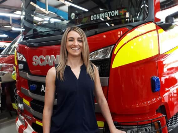 Rachel Dowling-Brown is the production manager at the UKs oldest fire vehicle manufacturer, Angloco, based in Batley.