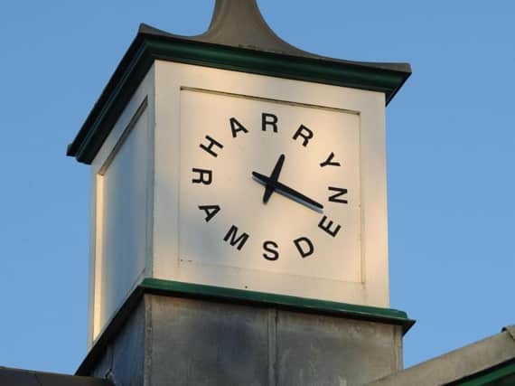 Library image of the clock at the Harry Ramsden's restaurant in Guiseley. Picture: PA