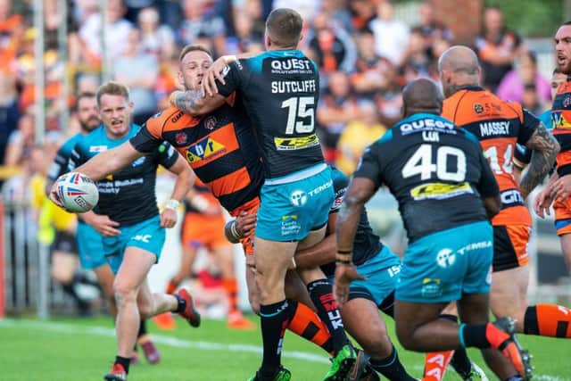 Castleford Tigers forward Liam Watts is fit and ready to face St Helens. PIC: Bruce Rollinson/JPIMedia