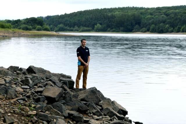 Tom Underwood, media advisor at Yorkshire Water at Fewston reservoir. Pic: Jonathan Gawthorpe.