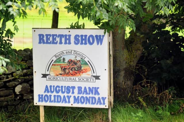 The Reeth Show went ahead - despite recent floods.