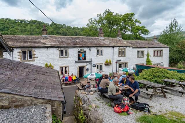The pub is popular with Dalesway walkers