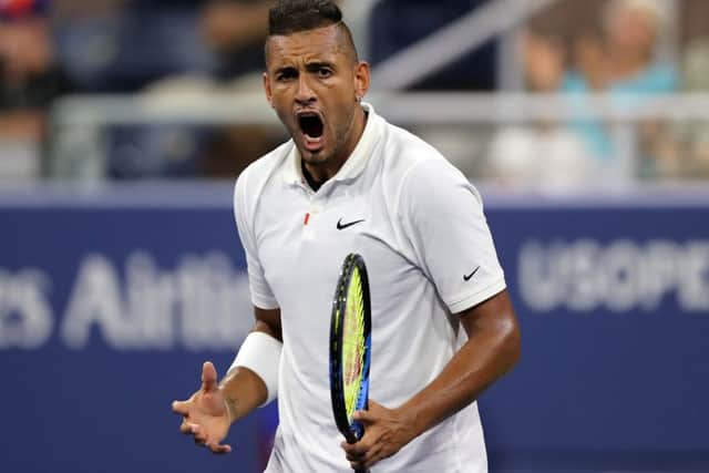 Nick Kyrgios of Australia celebrates victory during his Men's Singles second round match against Antoine Hoang of France on day four of the 2019 US Open. (Picture: Elsa/Getty Images)
