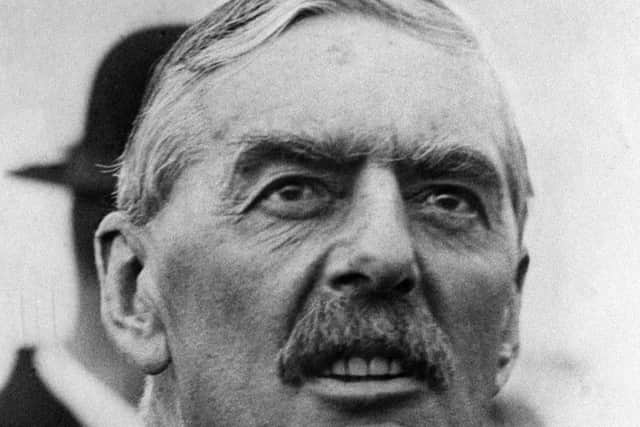 Former Prime Minister Neville Chamberlain. Photo: PA Wire