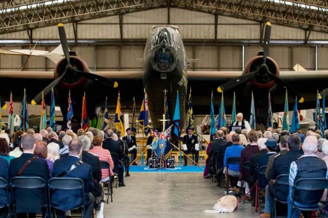 The service at the Yorkshire Air Museum. Mark Bickerdike Photography