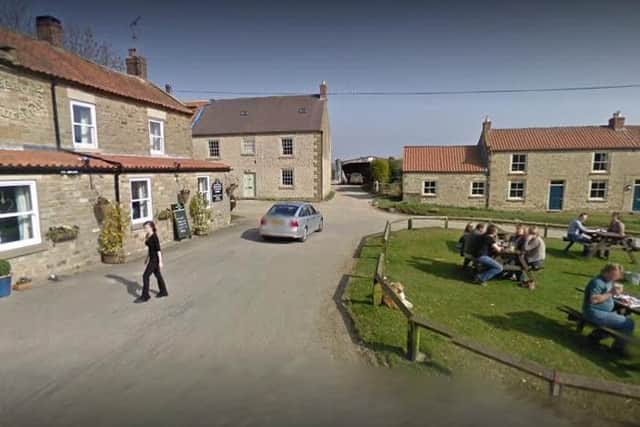 Another pub in a quaint Yorkshire village, The Horseshoe sits among the North York Moors, with surrounding views of the rolling hills accompanied by the North Yorkshire Moors steam trains.