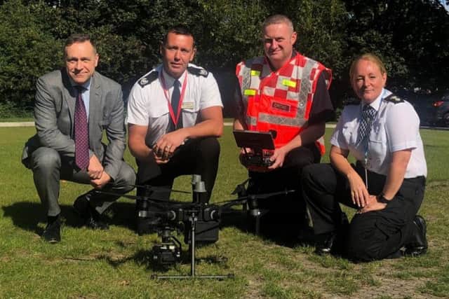 Humberside Police will share the DJI Matrice 210 and theDJI Mavic 2 Enterprise dual drones with Humberside Fire and Rescue Service to assist with investigations when required.
