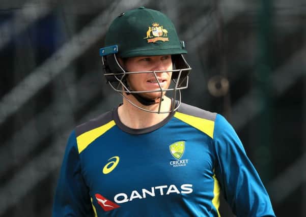 Australia's Steve Smith during a nets session at Old Trafford. Picture: Simon Cooper/PA