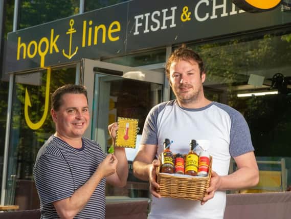David Duttine (left) and Frank Jay, Founders Hook & Line and Chilli Shop